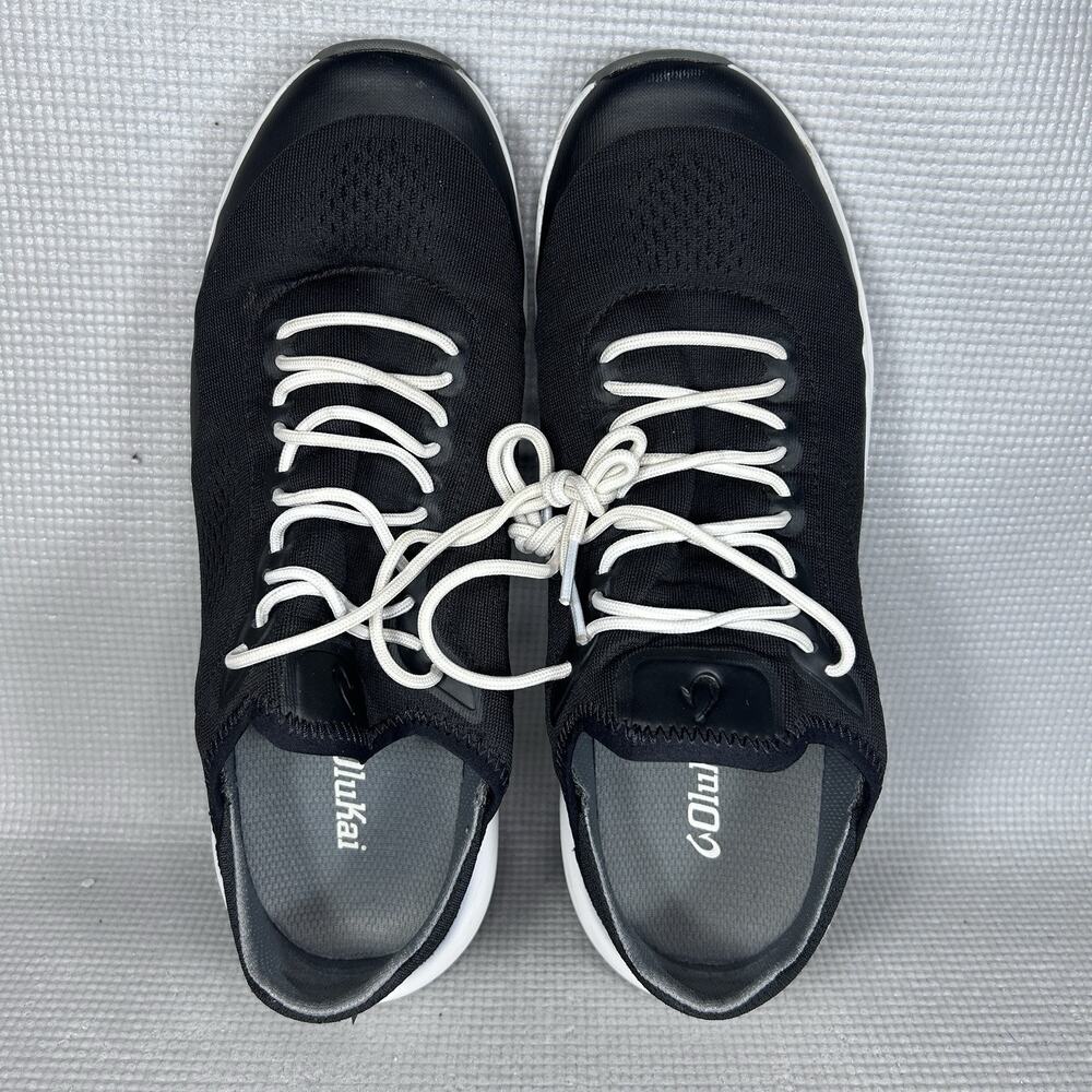 OLUKAI Kaholo Men 10.5 Shoes Athletic Trainer Lace Up Vapor Knit‎ Comfort Cushio - Picture 8 of 9